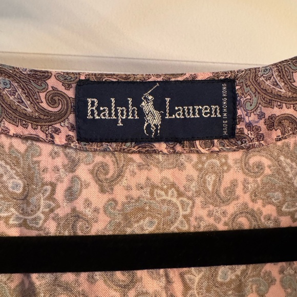 Ralph Lauren Women's Short Dress in Pink and Cream - Picture 2 of 2